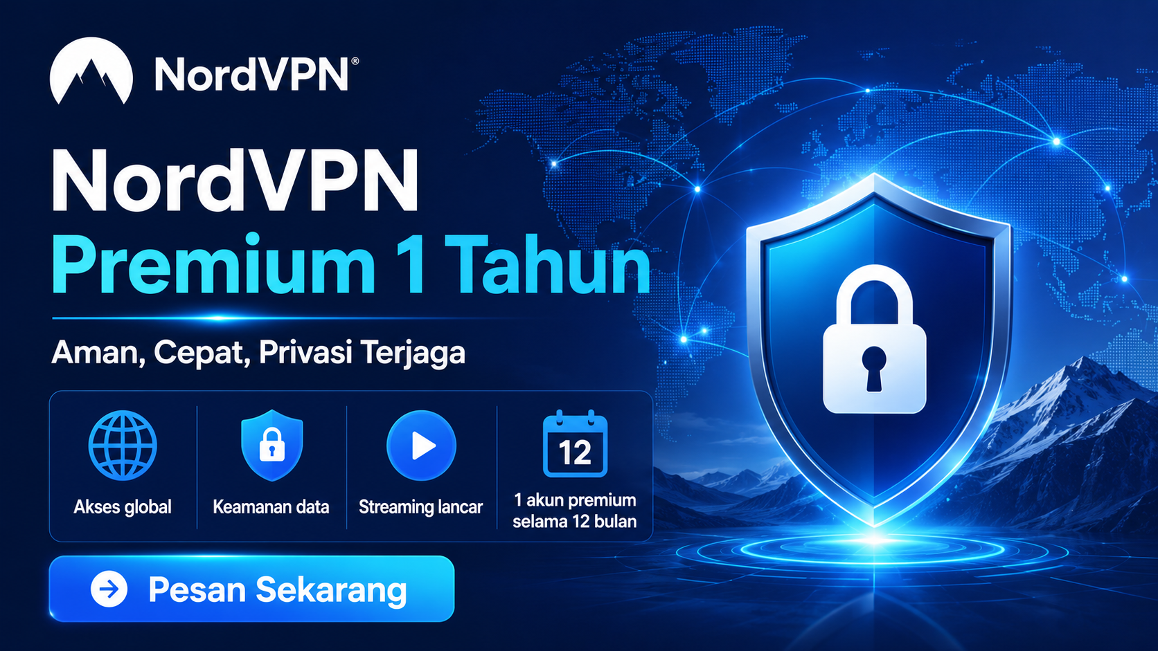 NordVPN Premium 1 Tahun